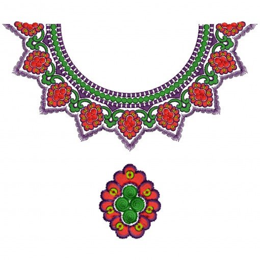 10020 Neck Embroidery Design 10020 Neck Embroidery Design