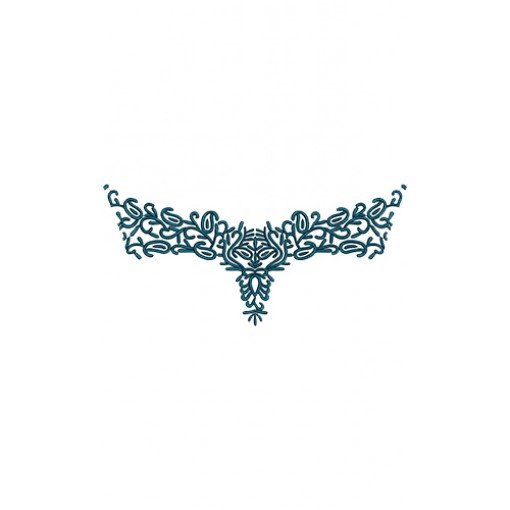 10027 Neck Embroidery Design