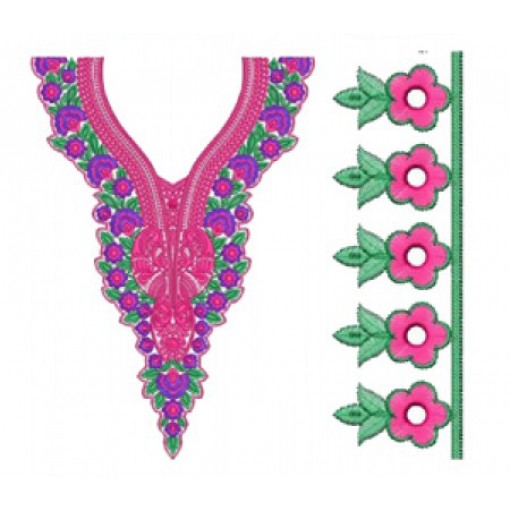 10034 Neck Embroidery Design 10034 Neck Embroidery Design