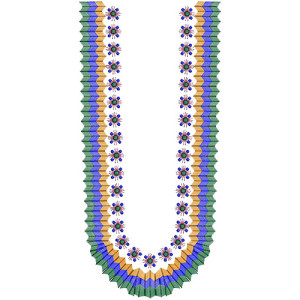 Neck Embroidery Design