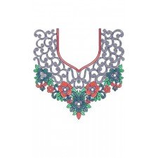 10094 Neck Embroidery Design