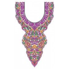 10096 Neck Embroidery Design