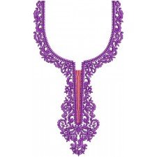 10103 Neck Embroidery Design