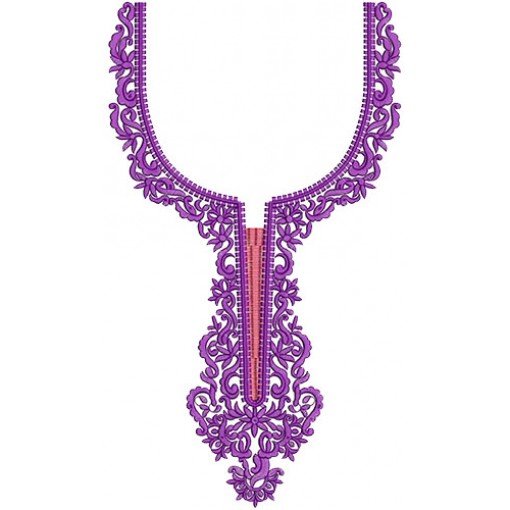 10103 Neck Embroidery Design