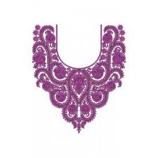 10108 Neck Embroidery Design