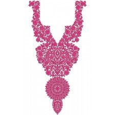10109 Neck Embroidery Design