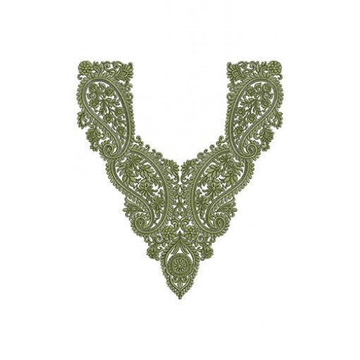 10110 Neck Embroidery Design