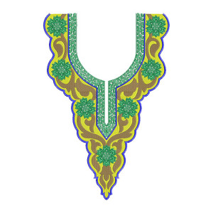 10175 Neck Embroidery Design