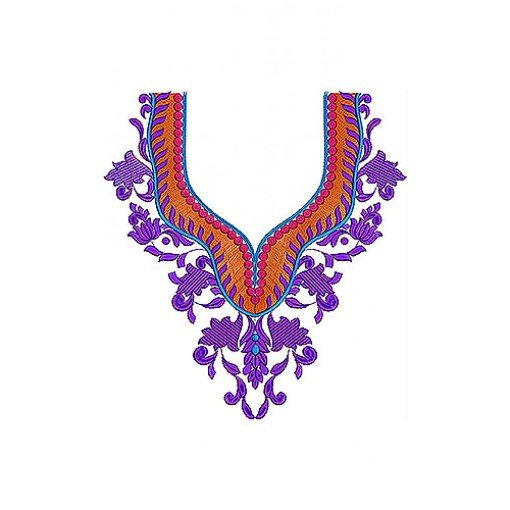 Fashion Flapper Era Modern Dress Neck Embroidery Design Fashion Flapper Era Modern Dress Neck Embroidery Design