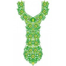 10260 Neck Embroidery Design