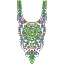 10264 Neck Embroidery Design