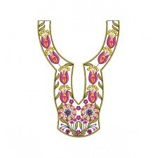 Ukrainian Fashion Nighty Dressing Embroidery Design