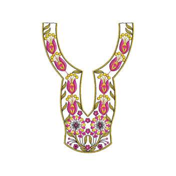 Ukrainian Fashion Nighty Dressing Embroidery Design