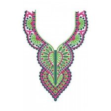 10413 Neck Embroidery Design