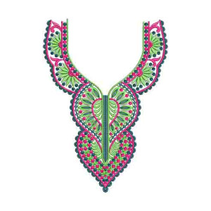 10413 Neck Embroidery Design