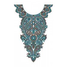 10415 Neck Embroidery Design