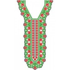 10416 Neck Embroidery Design