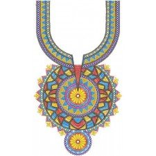 10417 Neck Embroidery Design