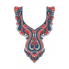 10420 Neck Embroidery Design