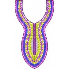 10421 Neck Embroidery Design