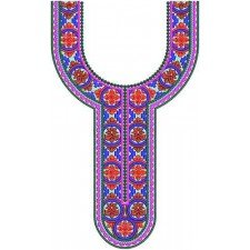 10422 Neck Embroidery Design