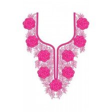 10424 Neck Embroidery Design