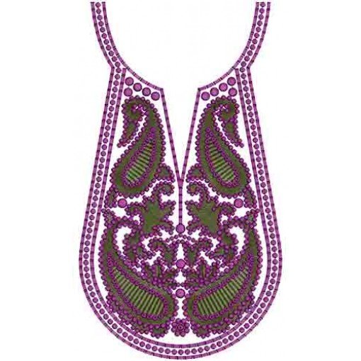10426 Neck Embroidery Design