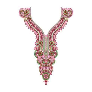 10428 Neck Embroidery Design