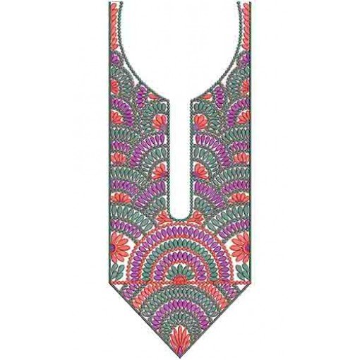 10430 Neck Embroidery Design