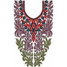 Neck Embroidery Design 10590