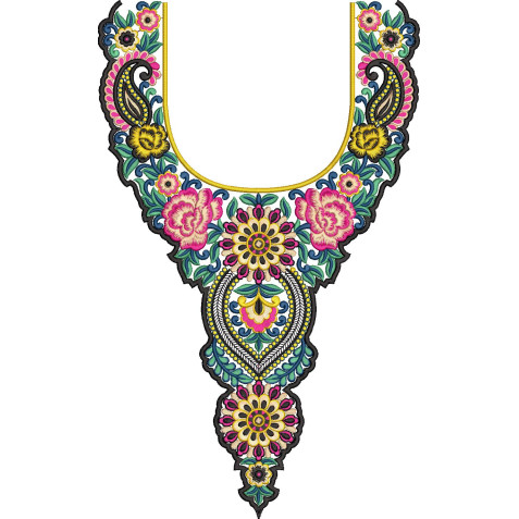 Pakistani Designer Salwar Kameez Neck
