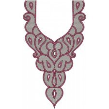 Neck Embroidery Design 11021