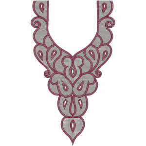 Neck Embroidery Design 11021