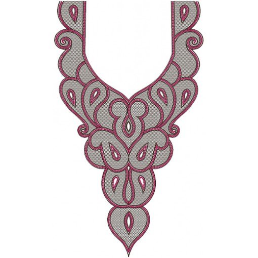 Neck Embroidery Design 11021