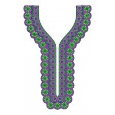 Neck Embroidery Design 11022