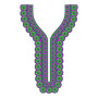 Neck Embroidery Design 11022