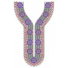 Neck Embroidery Design 11023