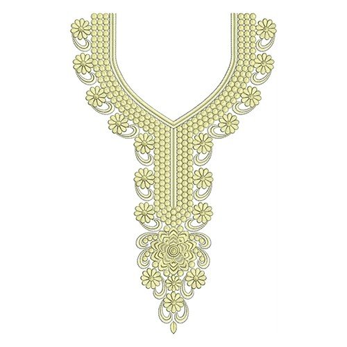 Neck Embroidery Designs For Kurtis 111