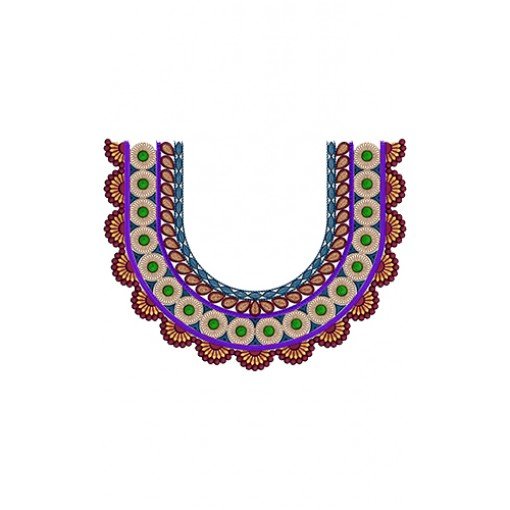 Neckline Fashion Boarder Embroidery Dress Cording Design Neckline Fashion Boarder Embroidery Dress Cording Design