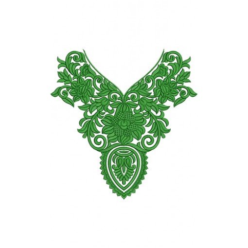 11189 Neck Embroidery Design