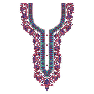 11560 Neck Embroidery Design