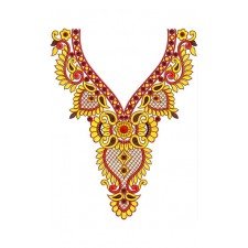Mirror Neck Gala Embroidery Designs