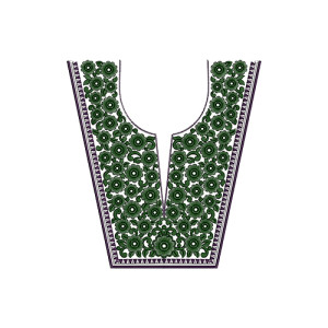 Neck Embroidery Design 12529