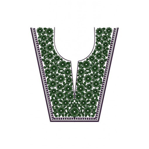 Neck Embroidery Design 12529