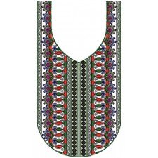 12539 Neck Embroidery Design