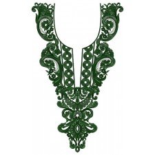 Neck Embroidery Design 12540