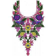 Neck Embroidery Design 12544