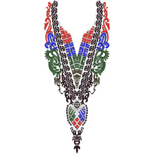 Neck Embroidery Design 12549