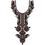 Neck Embroidery Design 12555