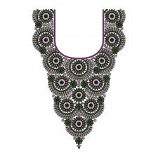 Neck Embroidery Design 12562